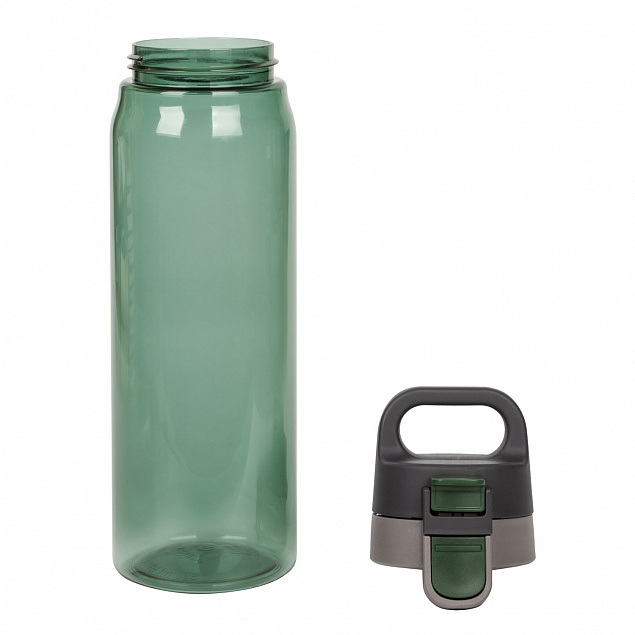 Спортивная бутылка для воды, Aqua, 830 ml, зеленая с логотипом в Волгограде заказать по выгодной цене в кибермаркете AvroraStore