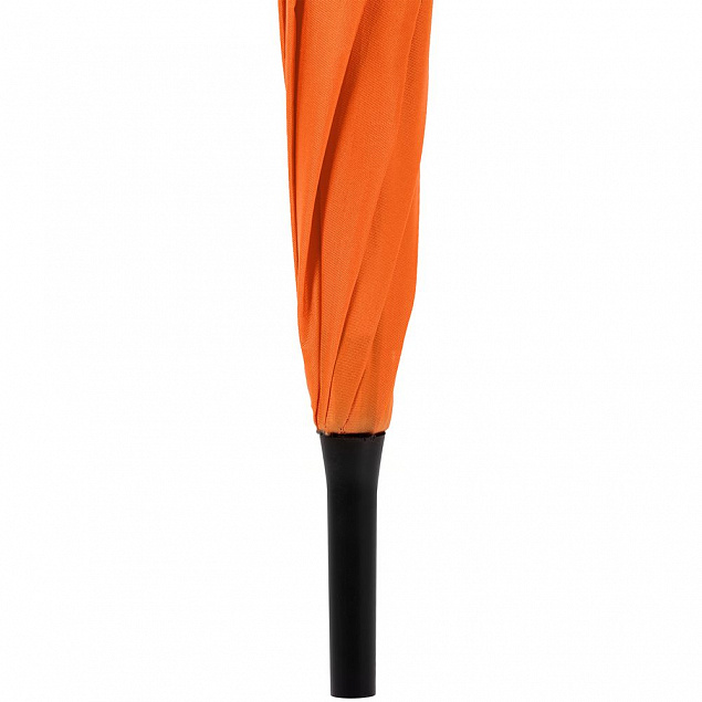 Зонт-трость Color Play, оранжевый с логотипом в Волгограде заказать по выгодной цене в кибермаркете AvroraStore
