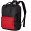 Рюкзак Niels, черный с красным с логотипом в Волгограде заказать по выгодной цене в кибермаркете AvroraStore