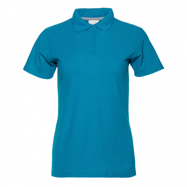 Рубашка поло Рубашка 104W Лазурный с логотипом в Волгограде заказать по выгодной цене в кибермаркете AvroraStore