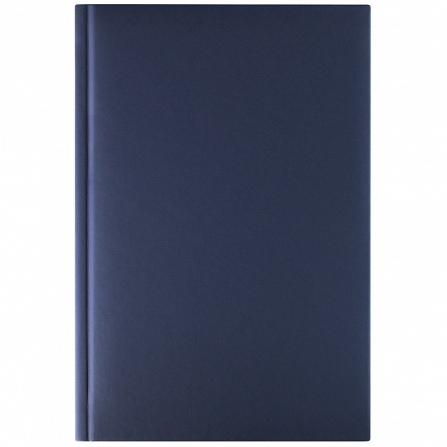 Ежедневник Alpha, А5, датированный (2023 г.), синий с логотипом в Волгограде заказать по выгодной цене в кибермаркете AvroraStore
