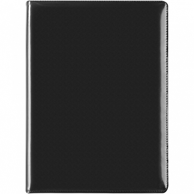 Папка Luxe, черная с логотипом в Волгограде заказать по выгодной цене в кибермаркете AvroraStore