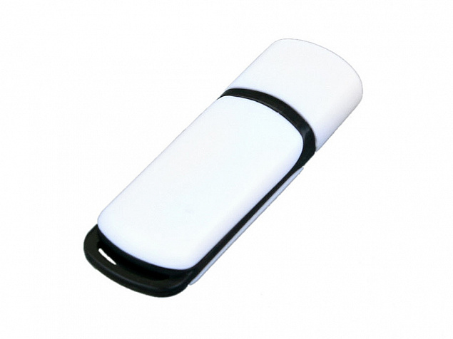 USB 2.0- флешка на 16 Гб с цветными вставками с логотипом в Волгограде заказать по выгодной цене в кибермаркете AvroraStore