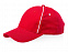 Бейсболка Break 6-ти панельная, красный/белый с логотипом в Волгограде заказать по выгодной цене в кибермаркете AvroraStore