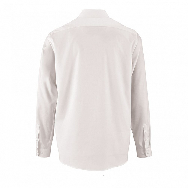 Рубашка мужская Brody Men белая с логотипом в Волгограде заказать по выгодной цене в кибермаркете AvroraStore