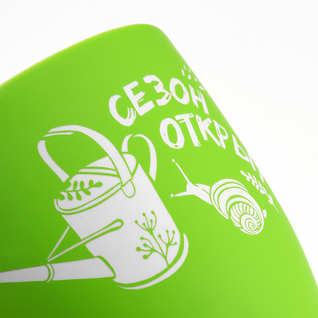 Керамическая кружка Viana, салатовая с логотипом в Волгограде заказать по выгодной цене в кибермаркете AvroraStore