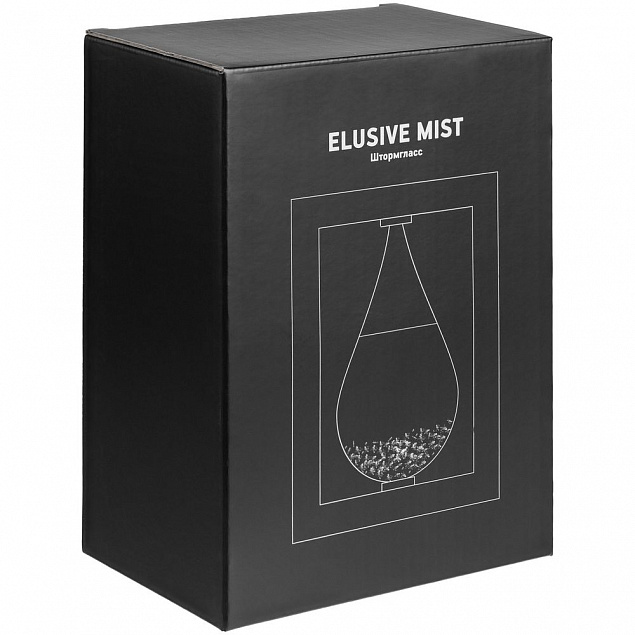 Штормгласс Elusive Mist, черный с логотипом в Волгограде заказать по выгодной цене в кибермаркете AvroraStore