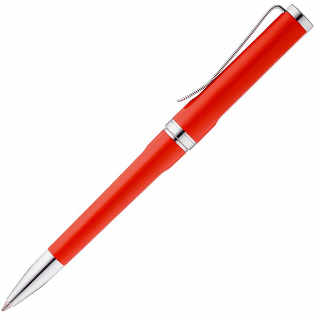 Ручка шариковая Phase, красная с логотипом в Волгограде заказать по выгодной цене в кибермаркете AvroraStore
