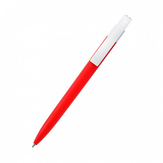 Ручка шариковая Essen - Красный PP с логотипом в Волгограде заказать по выгодной цене в кибермаркете AvroraStore