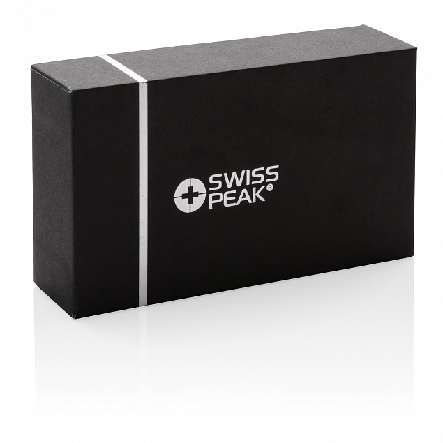 Карманный внешний аккумулятор Swiss Peak, 5000 mAh с логотипом в Волгограде заказать по выгодной цене в кибермаркете AvroraStore