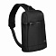 Рюкзак cross body, Sigma, черный/серый с логотипом в Волгограде заказать по выгодной цене в кибермаркете AvroraStore