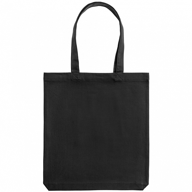 Холщовая сумка «Мультипаспорт», черная с логотипом в Волгограде заказать по выгодной цене в кибермаркете AvroraStore