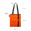 Шоппер Superbag Bubble (оранжевый с черным) с логотипом в Волгограде заказать по выгодной цене в кибермаркете AvroraStore