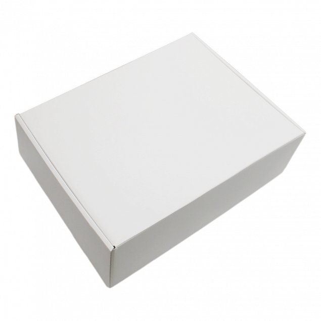 Коробка Hot Box (белая) с логотипом в Волгограде заказать по выгодной цене в кибермаркете AvroraStore