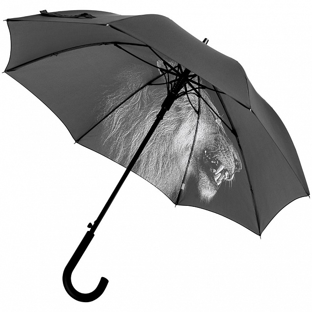 Зонт-трость Like a Lion с логотипом в Волгограде заказать по выгодной цене в кибермаркете AvroraStore