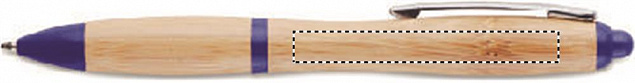 Ручка шариковая из бамбука и пл с логотипом в Волгограде заказать по выгодной цене в кибермаркете AvroraStore