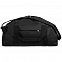 Спортивная сумка Portager, черная с логотипом в Волгограде заказать по выгодной цене в кибермаркете AvroraStore
