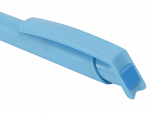 Шариковая ручка из переработанного rPET материала RECYCLED PET PEN F, матовая, голубой с логотипом в Волгограде заказать по выгодной цене в кибермаркете AvroraStore