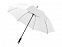 Зонт трость Halo, механический 30, белый с логотипом в Волгограде заказать по выгодной цене в кибермаркете AvroraStore