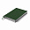 Ежедневник недатированный Montrose, А5,  зеленый, кремовый блок, графитовый срез с логотипом в Волгограде заказать по выгодной цене в кибермаркете AvroraStore