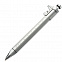 Шариковая ручка PRESCOT, серая с логотипом в Волгограде заказать по выгодной цене в кибермаркете AvroraStore