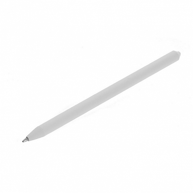 Эко ручка, белая с логотипом в Волгограде заказать по выгодной цене в кибермаркете AvroraStore