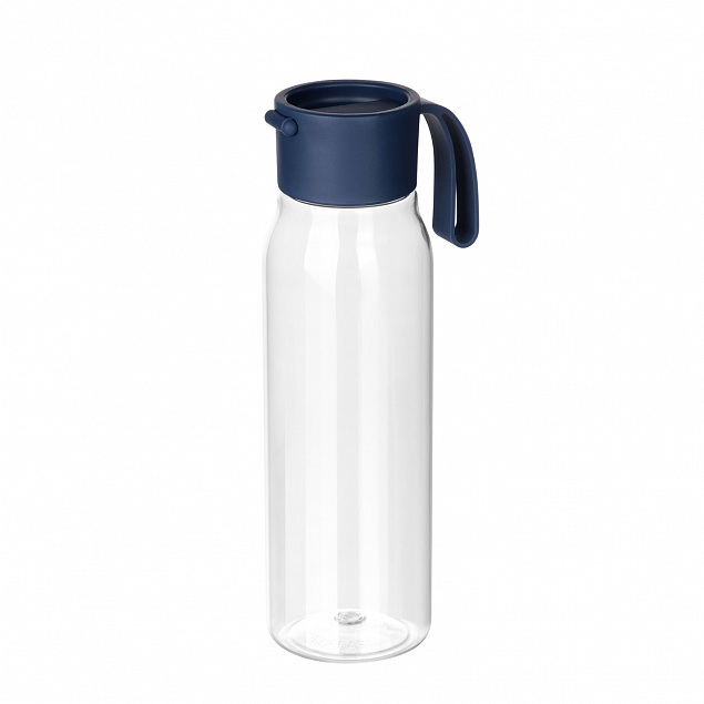 Спортивная бутылка для воды, Step, 550 ml, синяя с логотипом в Волгограде заказать по выгодной цене в кибермаркете AvroraStore
