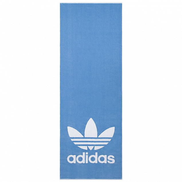 Полотенце Adicolor, синее с логотипом в Волгограде заказать по выгодной цене в кибермаркете AvroraStore