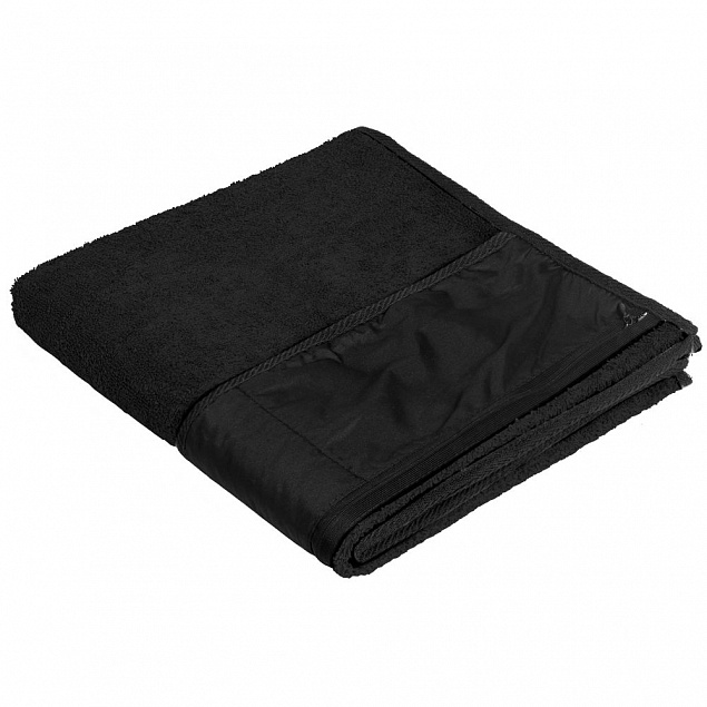 Полотенце для фитнеса Dry On, черное с логотипом в Волгограде заказать по выгодной цене в кибермаркете AvroraStore