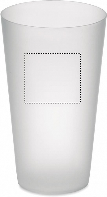 Frosted PP cup 550 ml с логотипом в Волгограде заказать по выгодной цене в кибермаркете AvroraStore