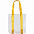 Шоппер Clear Fest, прозрачный серый с желтыми ручками с логотипом в Волгограде заказать по выгодной цене в кибермаркете AvroraStore