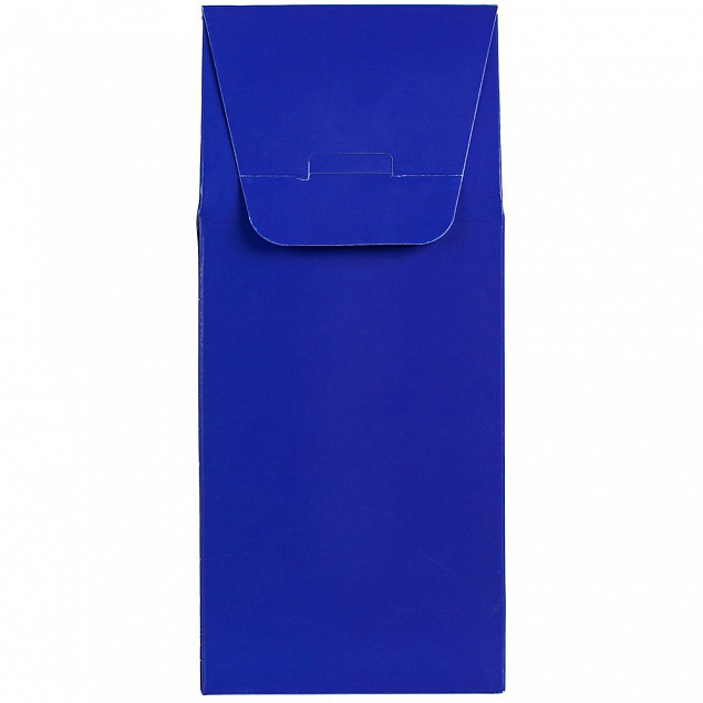 Коробка с окном English Breakfast, синяя с логотипом в Волгограде заказать по выгодной цене в кибермаркете AvroraStore