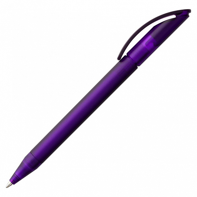Ручка шариковая Prodir DS3 TFF, фиолетовая с логотипом в Волгограде заказать по выгодной цене в кибермаркете AvroraStore