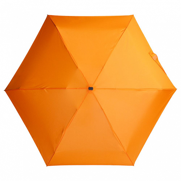 Зонт складной Five, оранжевый с логотипом в Волгограде заказать по выгодной цене в кибермаркете AvroraStore