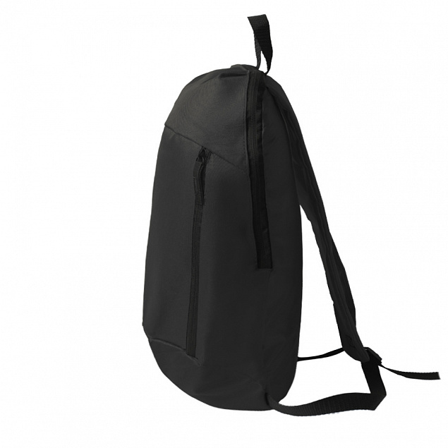Рюкзак "Rush", чёрный, 40 x 24 см, 100% полиэстер 600D с логотипом в Волгограде заказать по выгодной цене в кибермаркете AvroraStore