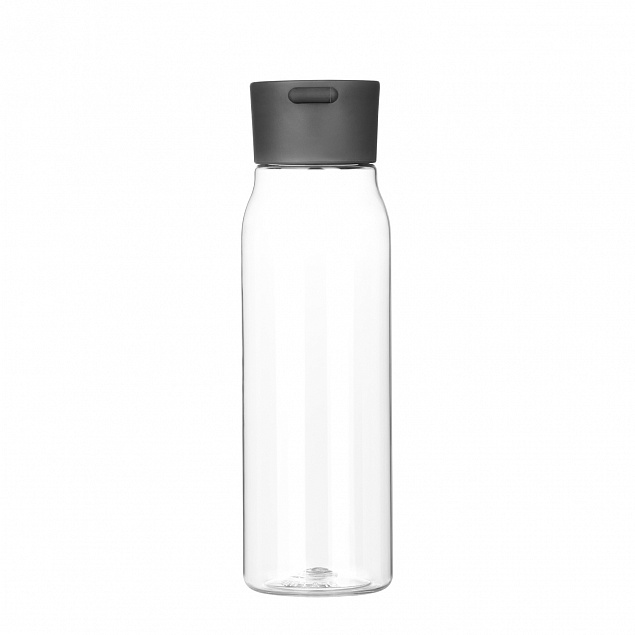 Спортивная бутылка для воды, Step, 550 ml, серая (ДЛЯ КРУГОВОЙ УФ) с логотипом в Волгограде заказать по выгодной цене в кибермаркете AvroraStore