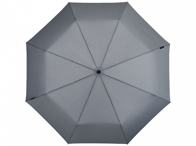 Зонт Traveler автоматический 21,5, серый с логотипом в Волгограде заказать по выгодной цене в кибермаркете AvroraStore