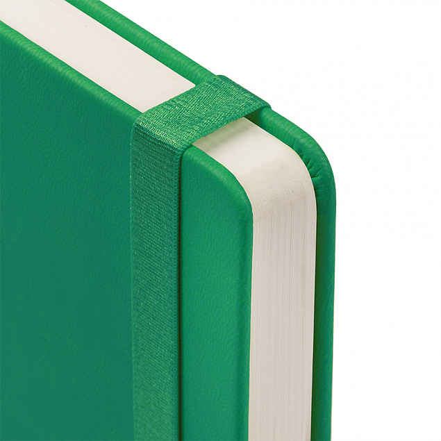 Ежедневник недатированный HAMILTON, A5, ярко-зеленый, кремовый блок с логотипом в Волгограде заказать по выгодной цене в кибермаркете AvroraStore