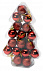 Набор новогодних шаров в футляре-елочке с логотипом в Волгограде заказать по выгодной цене в кибермаркете AvroraStore