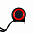 Рулетка Дрезден 3м - Красный PP с логотипом в Волгограде заказать по выгодной цене в кибермаркете AvroraStore