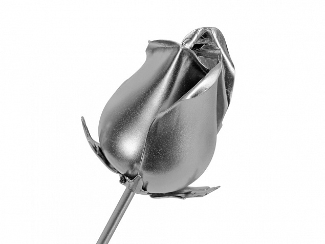 Роза с серебряным бутоном с логотипом в Волгограде заказать по выгодной цене в кибермаркете AvroraStore