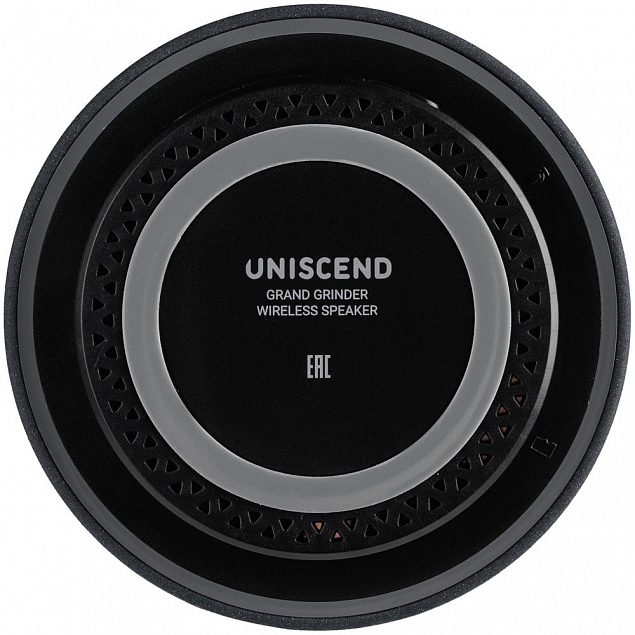 Беспроводная колонка Uniscend Grand Grinder, черная с логотипом в Волгограде заказать по выгодной цене в кибермаркете AvroraStore