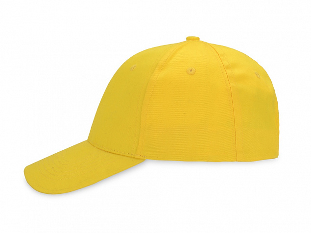 Бейсболка Detroit 6-ти панельная, желтый с логотипом в Волгограде заказать по выгодной цене в кибермаркете AvroraStore
