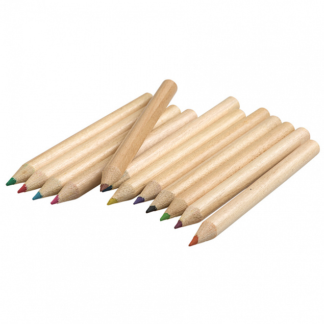 Набор цветных карандашей (12шт)  "Игра цвета" в футляре с логотипом в Волгограде заказать по выгодной цене в кибермаркете AvroraStore