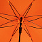 Зонт-трость Undercolor с цветными спицами, оранжевый с логотипом в Волгограде заказать по выгодной цене в кибермаркете AvroraStore