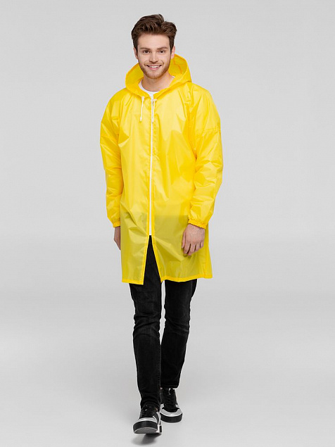 Дождевик Rainman Zip, желтый с логотипом в Волгограде заказать по выгодной цене в кибермаркете AvroraStore