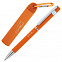 Набор ручка + зарядное устройство 2800 mAh в футляре, оранжевый, покрытие soft touch с логотипом в Волгограде заказать по выгодной цене в кибермаркете AvroraStore