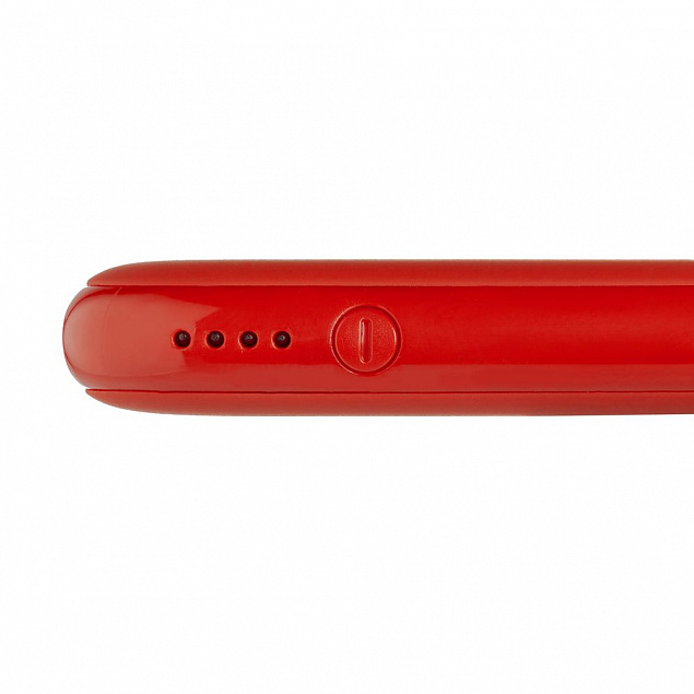 Внешний аккумулятор Uniscend Half Day Compact 5000 мAч, красный с логотипом в Волгограде заказать по выгодной цене в кибермаркете AvroraStore