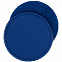 Лейбл из ПВХ с липучкой Menteqo Round, синий с логотипом в Волгограде заказать по выгодной цене в кибермаркете AvroraStore