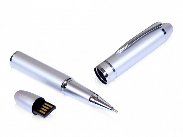 USB 2.0- флешка на 64 Гб в виде ручки с мини чипом с логотипом в Волгограде заказать по выгодной цене в кибермаркете AvroraStore